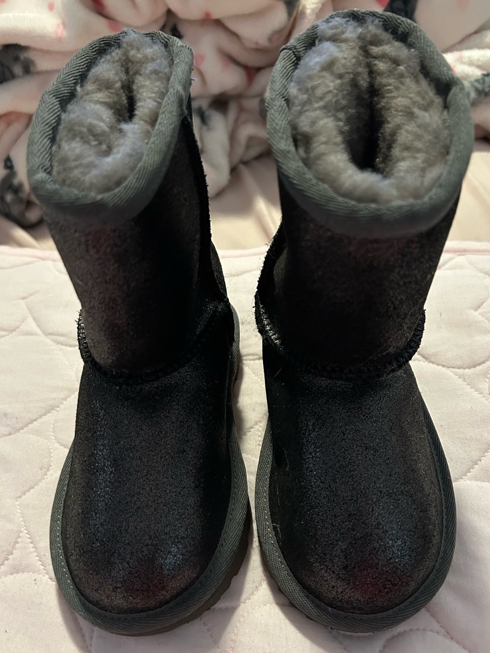 Kids Black UGG Boots